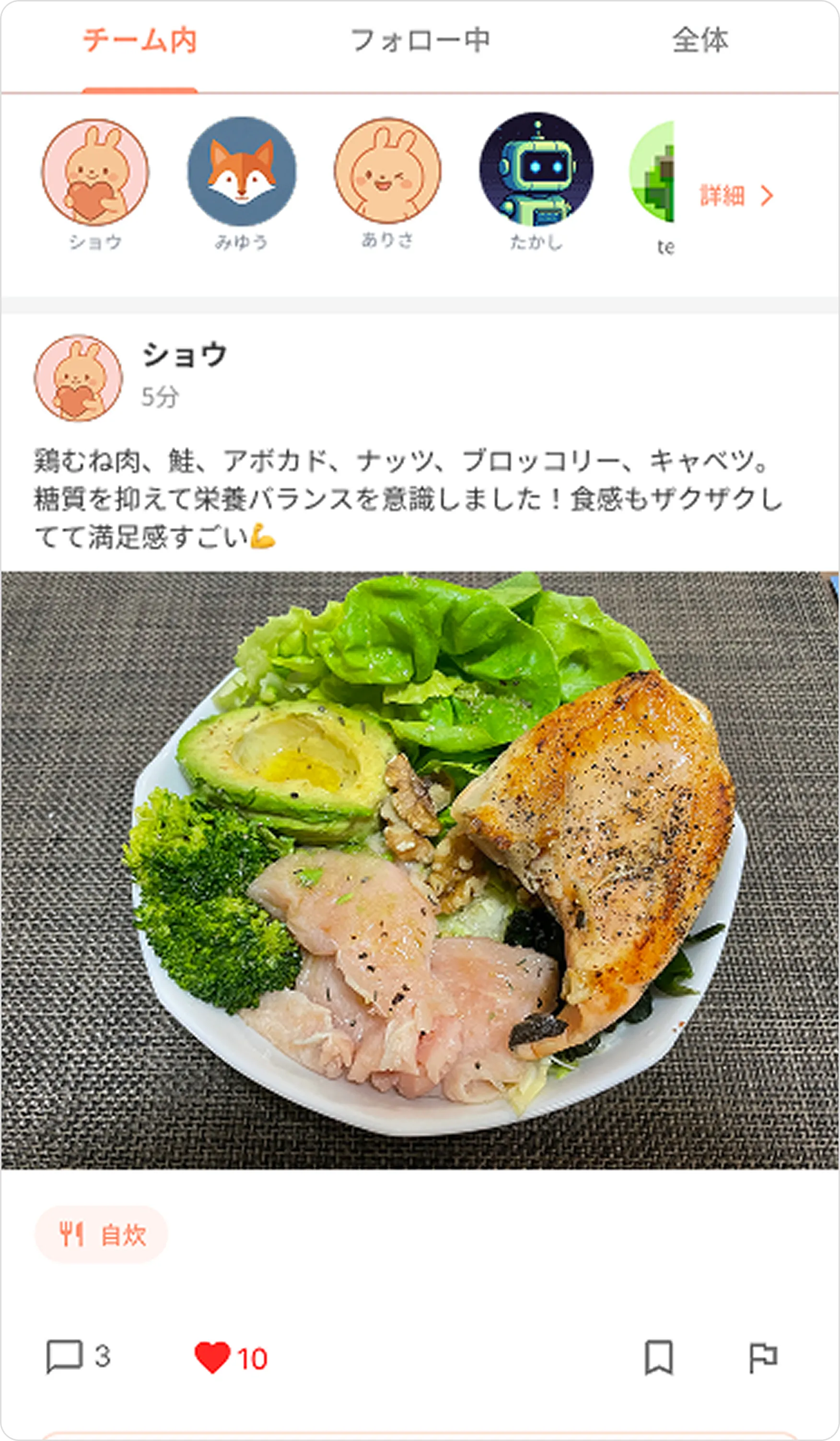 コミュニティで健康習慣を続ける利用イメージ